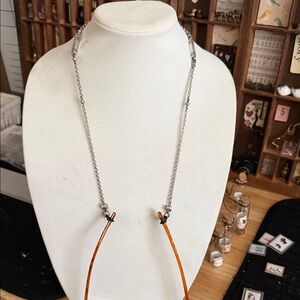 Brighton Women's Silver Chain Eyeglass Holder Necklace